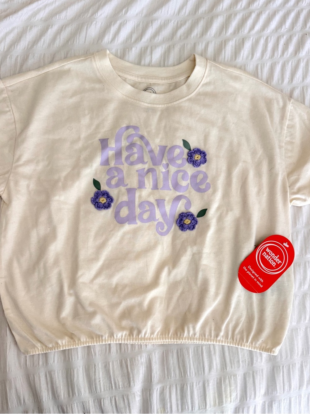 Girls “have a nice day” shirt